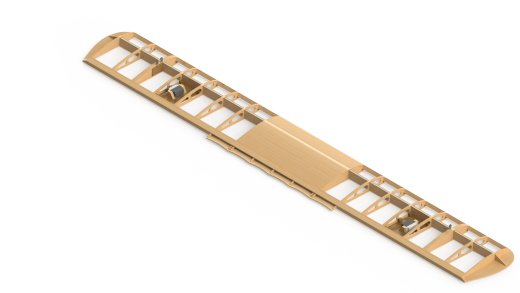 F 福克三翼机 14比例遥控航模飞机 机械设计参考资料 3D建模缩略图