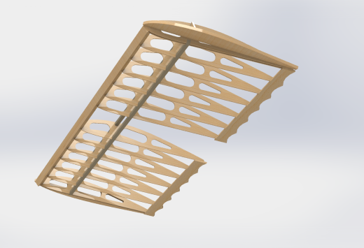 F 福克三翼机 14比例遥控航模飞机 机械设计参考资料 3D建模缩略图