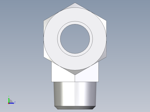 卡套式工业通用硬管接头EO_Male_stud_run_tee_TE18LRCF左视缩略图