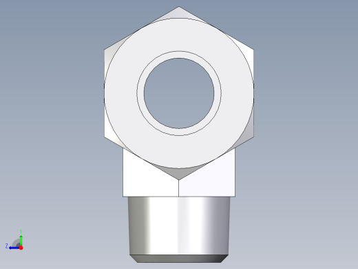 卡套式工业通用硬管接头EO_Male_stud_run_tee_TE18LRCF右视缩略图