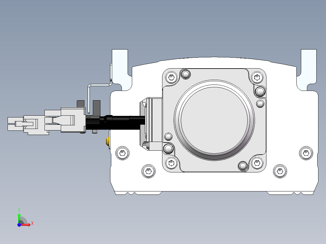 MTH丝杆半封闭模组MT120BS-BC-400W前视图