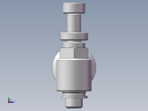 节流阀PSL6M5A（M5-6厘）左视缩略图