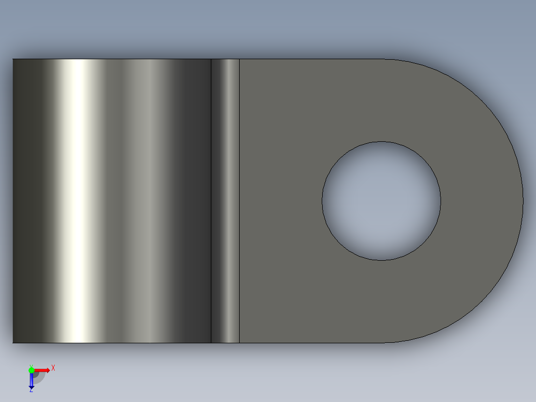 HP 系列 P 夹-H2P-BK俯视图