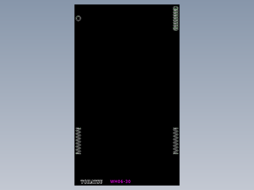 圓線彈簧(30%壓縮量)WH-2D多系列多零件图纸模型