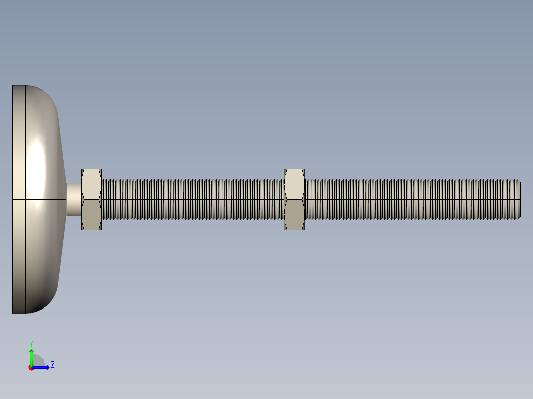 型材-KJN M16 _0 HINGED FOOT KJN527186左视图
