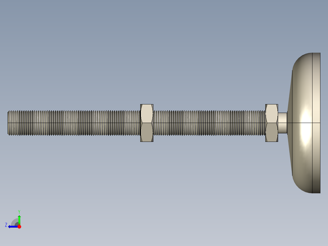 型材-KJN M16 _0 HINGED FOOT KJN527186右视图