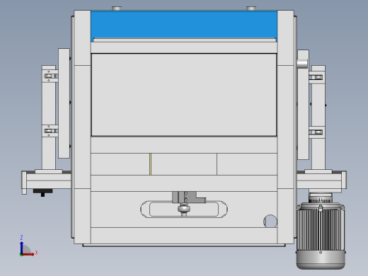 平面丝网印刷机三维SW模型1341898