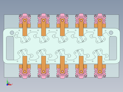 风扇底壳-互换板方式夹具前视缩略图