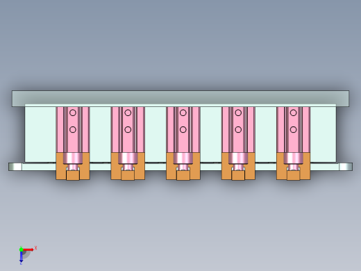 风扇底壳-互换板方式夹具俯视缩略图