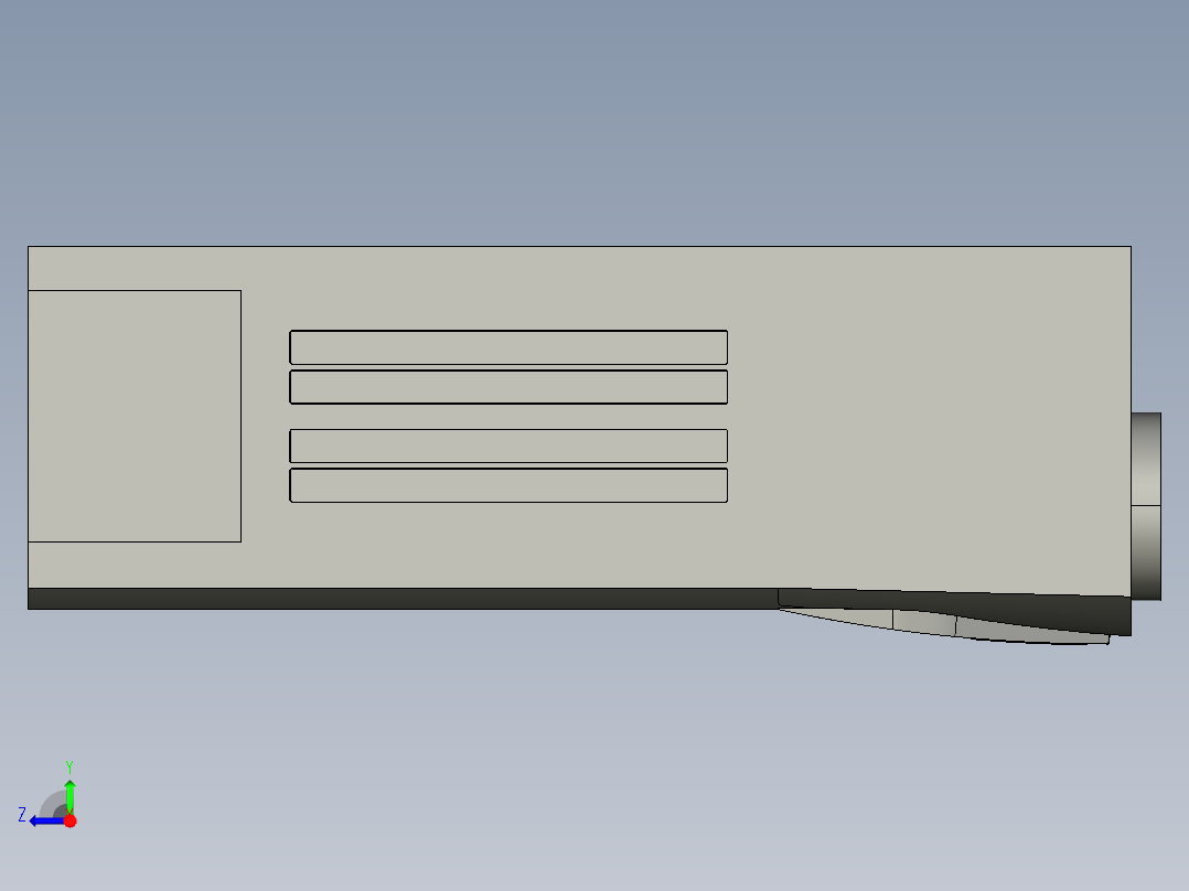 基恩士ML-G9371_kc图纸模型右视图