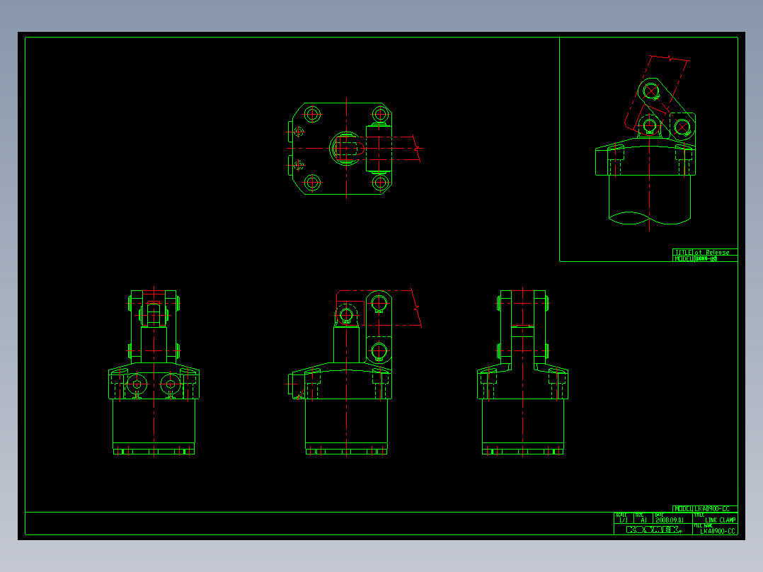 KOSMEKLKA0900-CC多系列多零件图纸模型