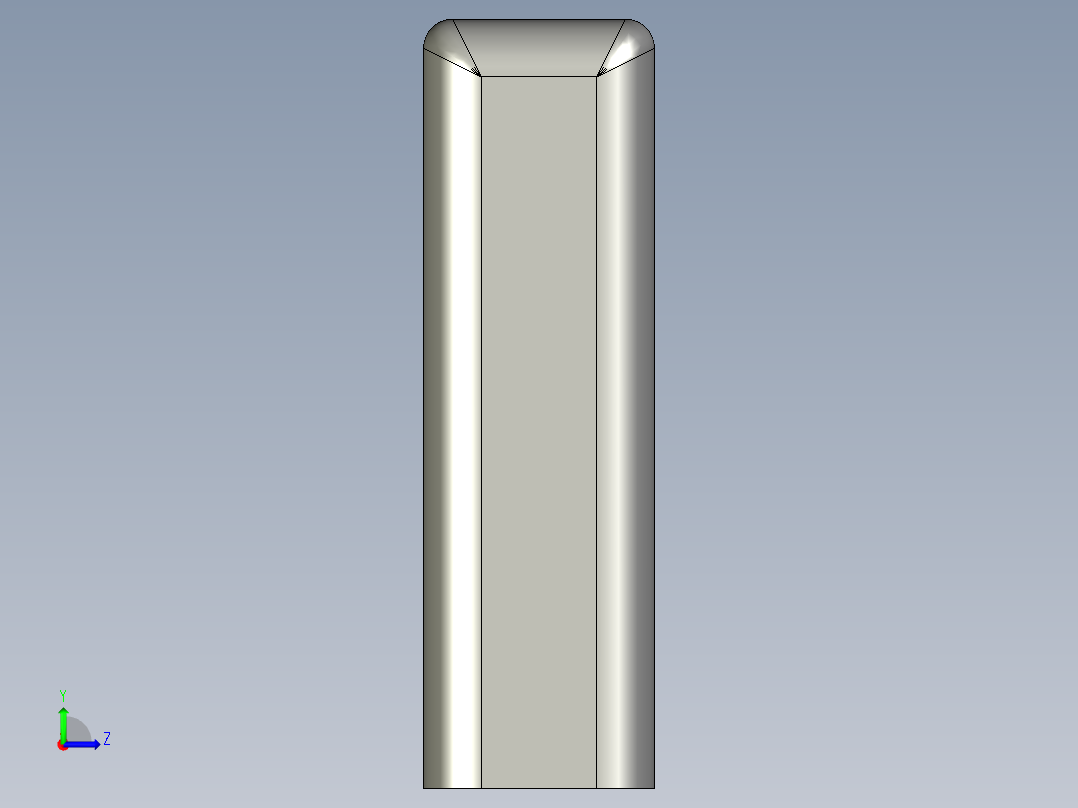 取手(鋁合金)(C)UG-3D多系列多零件图纸模型左视图