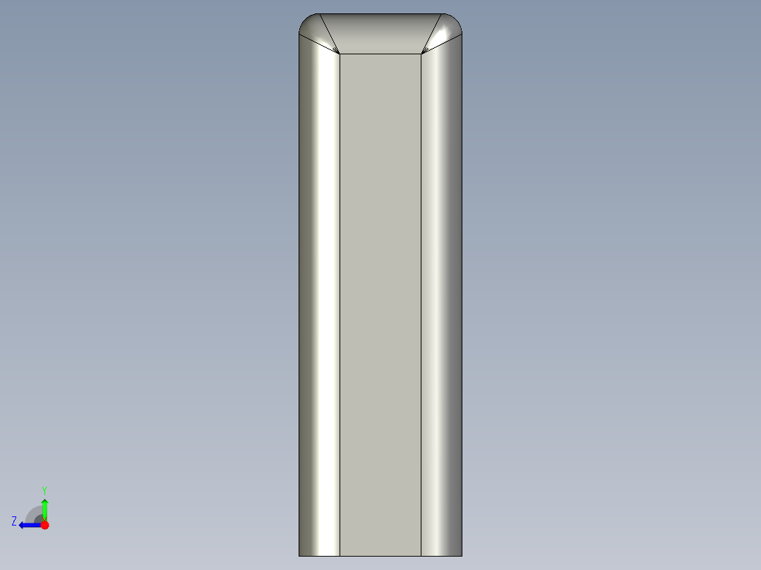 取手(鋁合金)(C)UG-3D多系列多零件图纸模型右视图