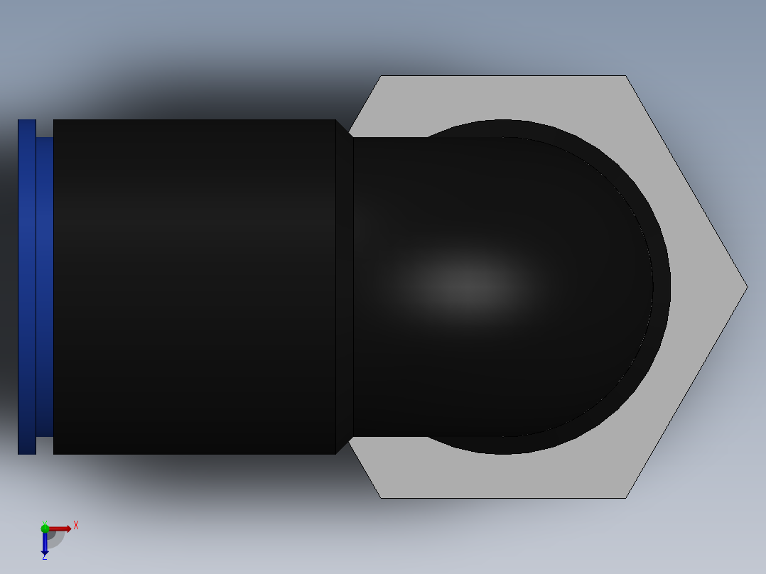 Ø12 x 1-2G COTOVELO 90° MACHO GIRAT. (C02471248)俯视图