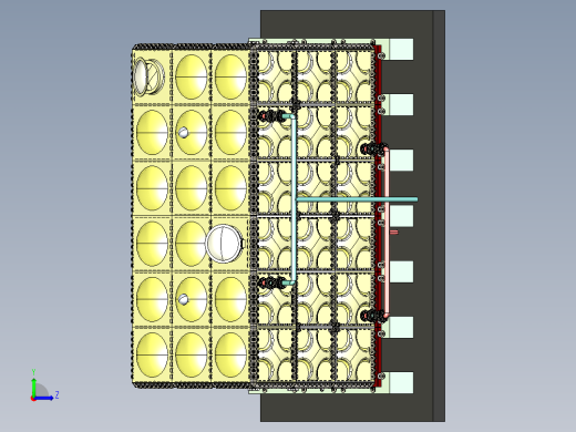 水箱模型图左视缩略图