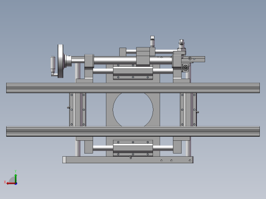 使用了梯形丝杠的手动调整组件后视缩略图