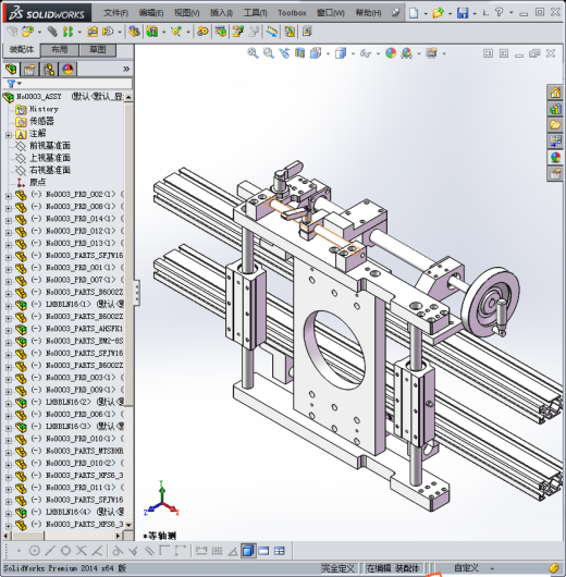使用了梯形丝杠的手动调整组件缩略图