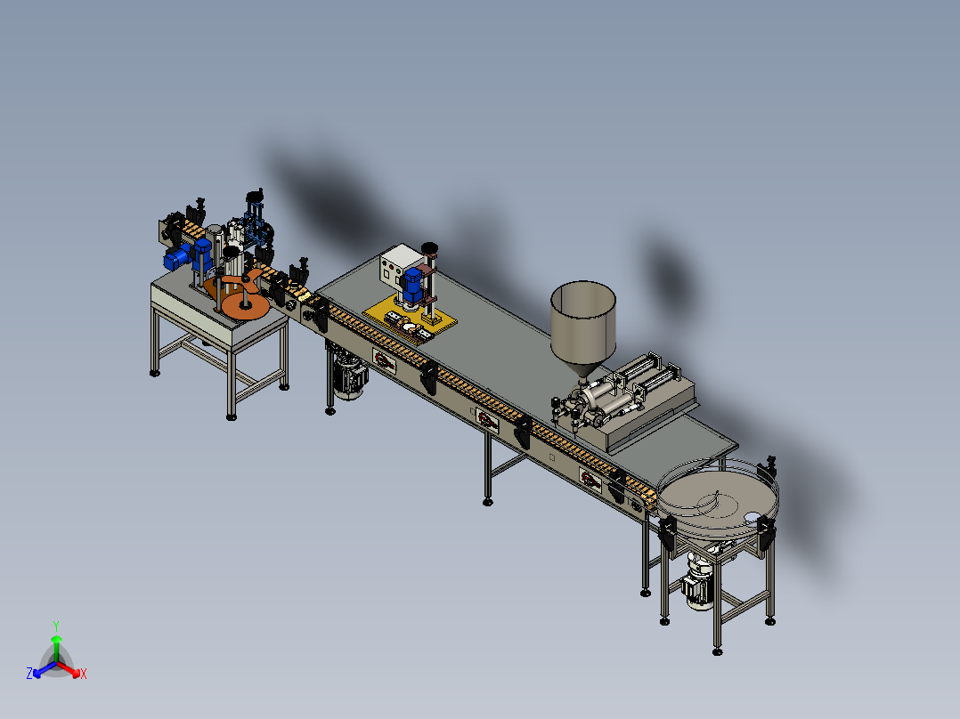 胶水灌装包装机creo5.0.zip