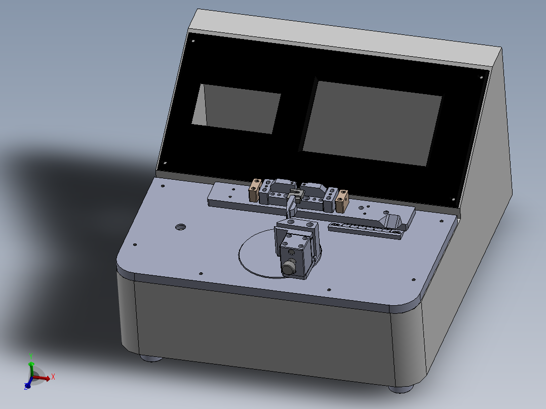 复合材料的弯曲硬挺度测试（sw22可编辑+工程图）