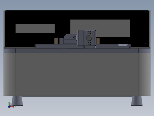 复合材料的弯曲硬挺度测试（sw22可编辑+工程图）前视缩略图