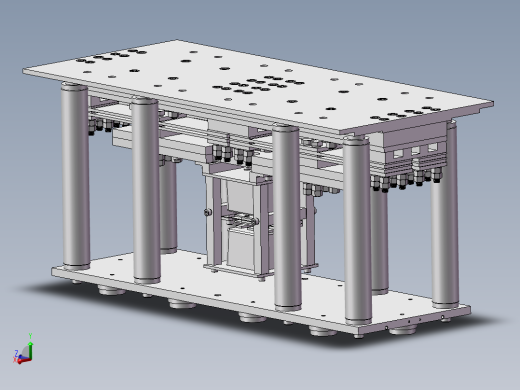 高频电磁振动台设计模型83825主视缩略图
