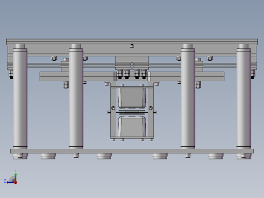高频电磁振动台设计模型83825右视缩略图
