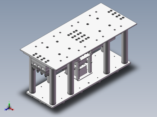 高频电磁振动台设计模型83825正等轴测缩略图