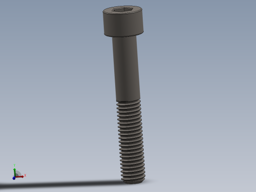 Screw_DIN_912_M8x50_A2.SLDPRT公制内六角螺钉