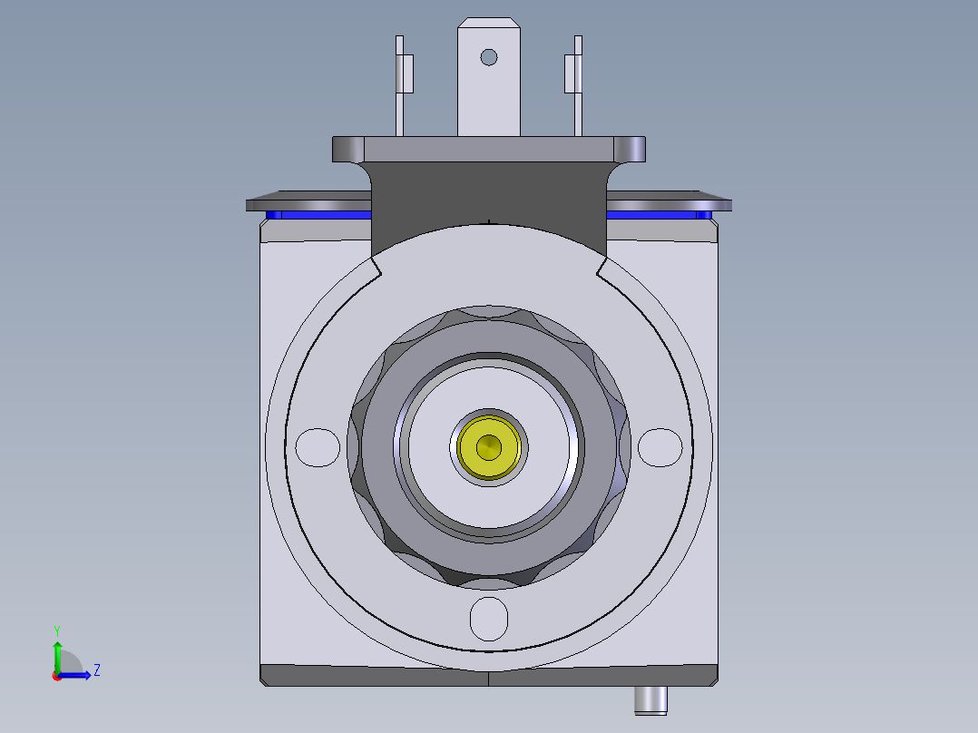 Continental Hydraulics-VSD03M_2_3_DIN_DC液压元件左视图