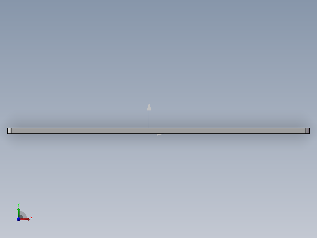 底座底板加工工艺分析前视图