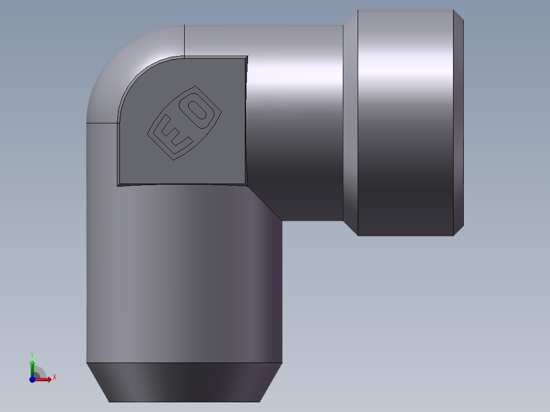 90度焊接接头、1DW9-30-20前视图