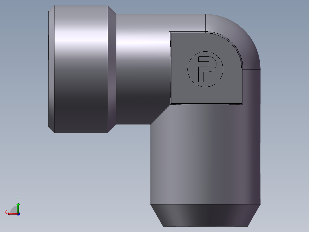 90度焊接接头、1DW9-30-20后视图