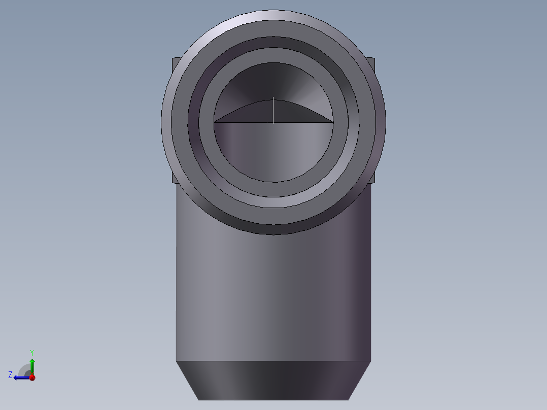 90度焊接接头、1DW9-30-20右视图