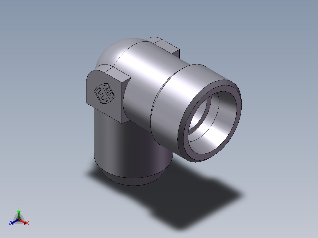 90度焊接接头、1DW9-30-20正等轴测图