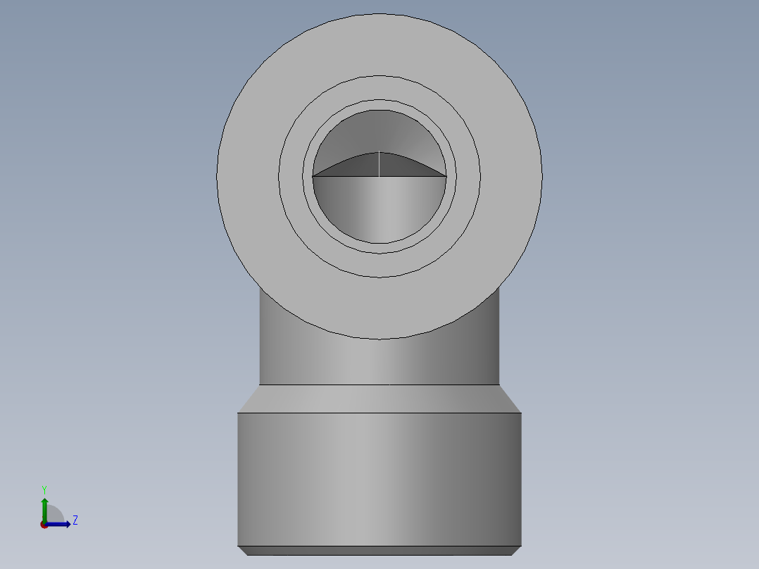 法兰接头、1DFS9-36-12左视图