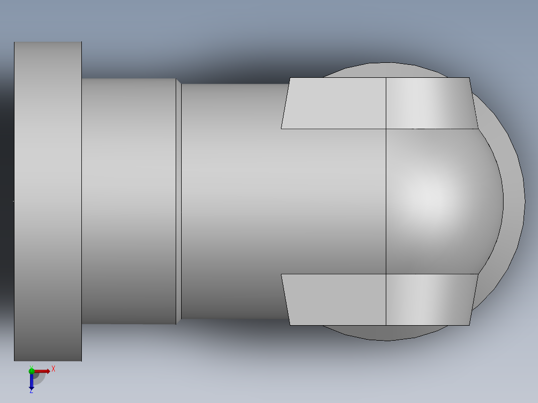 法兰接头、1DFS9-36-12俯视图