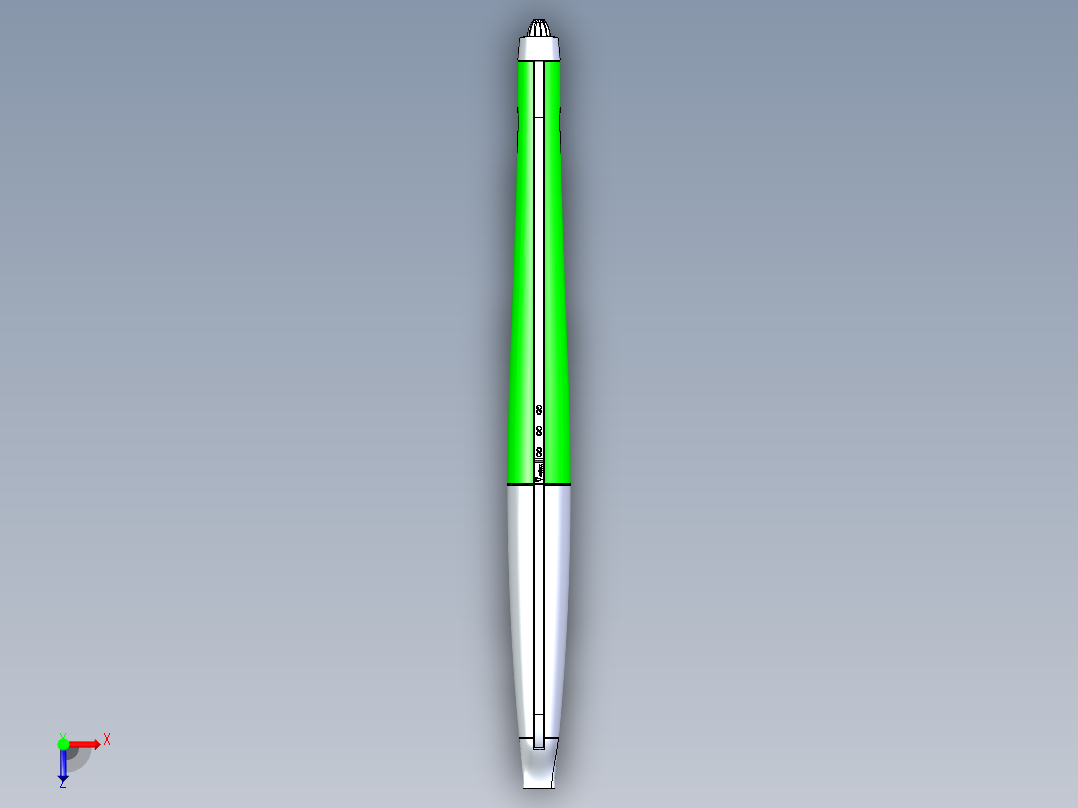 笔、中性笔、铅笔(16)俯视图