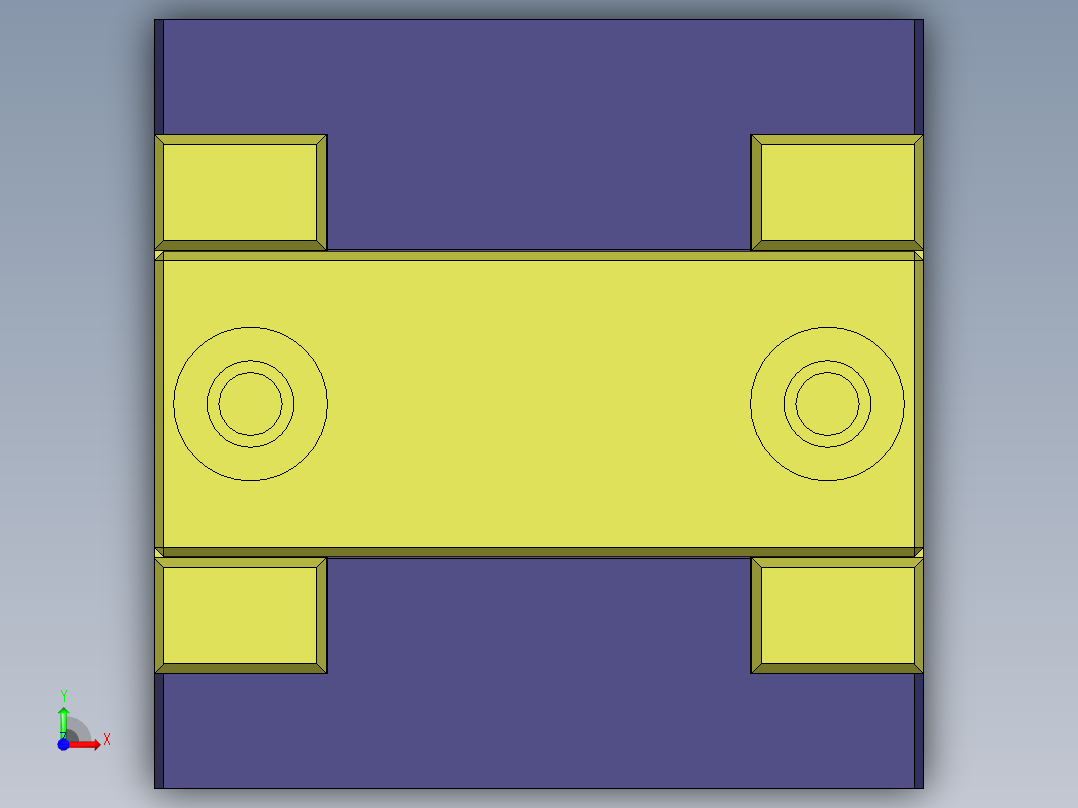 夹产品检测前视图