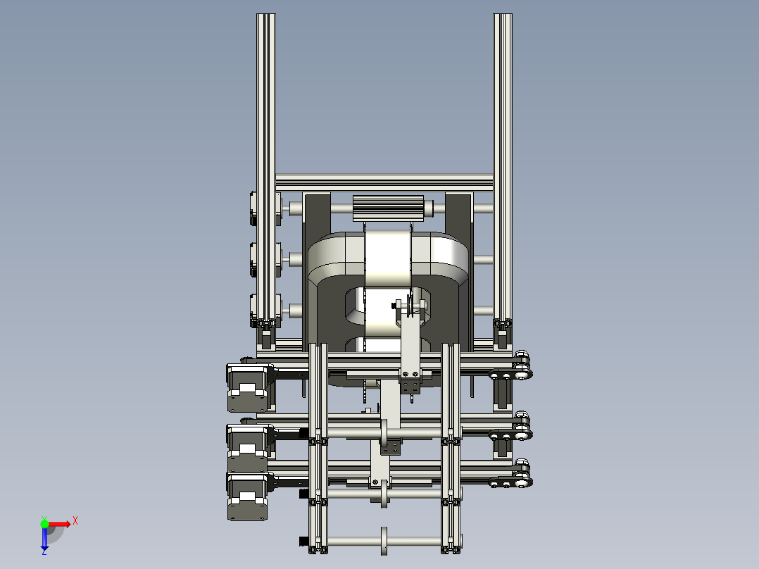 B2004357-绕线机俯视图