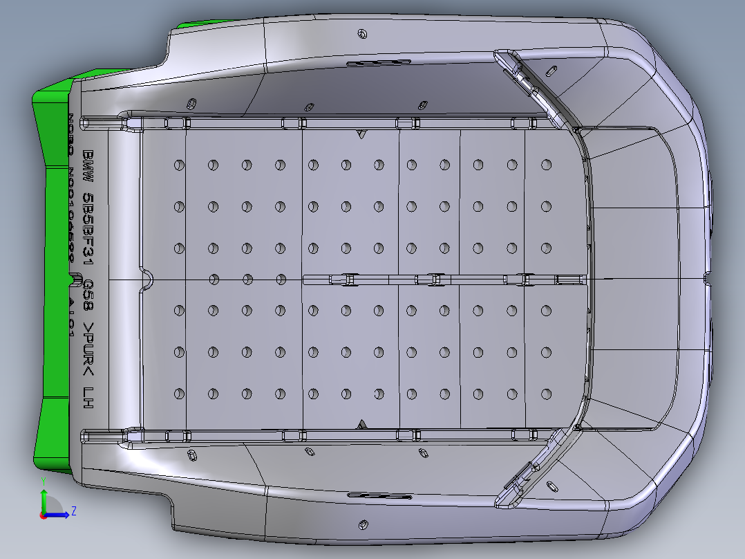 座椅靠背护面装配站  sw20左视图