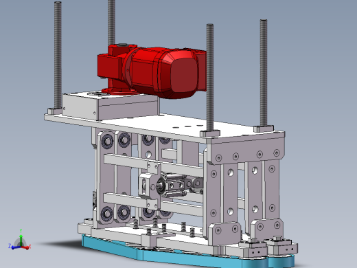 皮带夹紧输送+四连杆摆转+气动夹紧+万向连接