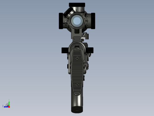 手枪左轮冲锋枪老式狙击步枪设计3D图纸akm-iridium-marksman STP右视缩略图