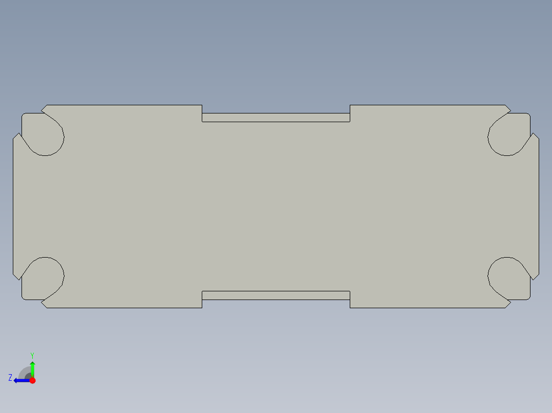 CXSJ系列双联气缸紧凑型CXSJM20-50-副本-副本(2)右视图