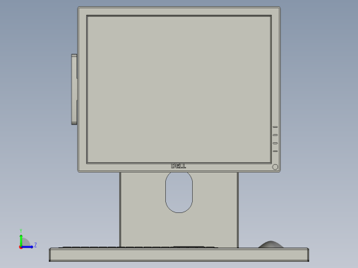 AB-0406-12-017A-A显示屏键盘组件左视缩略图