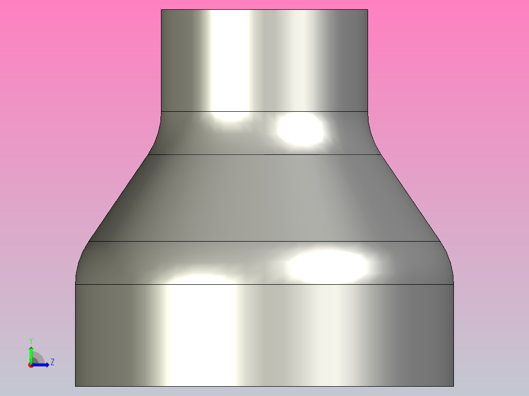 R(C) 大小头（同心）[3X1_1-2]左视图