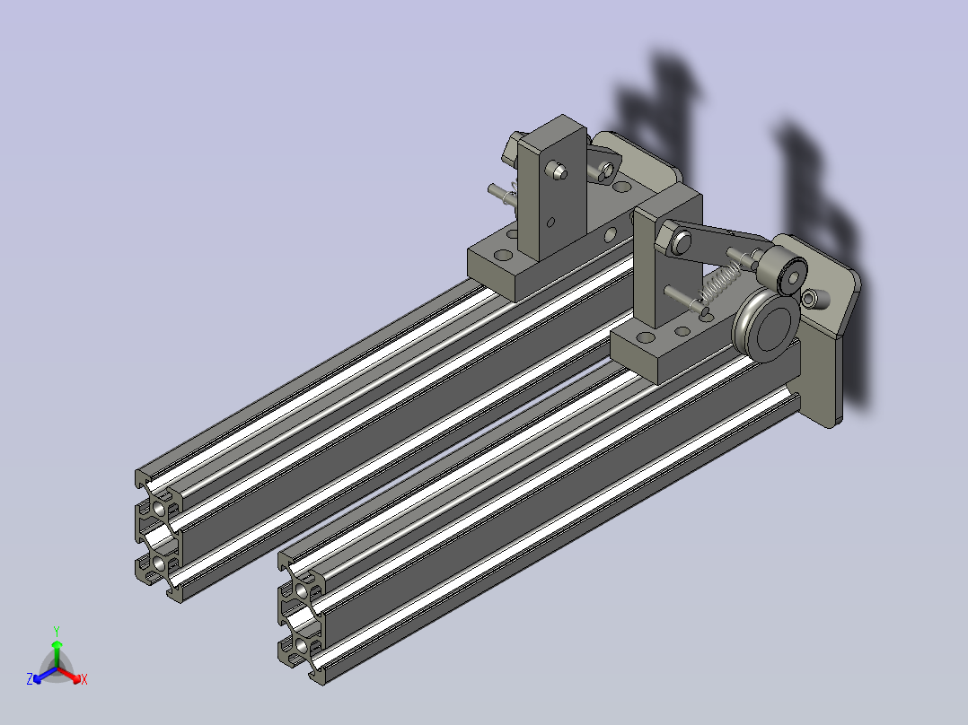 XX05-03-引线器装配正等轴测图
