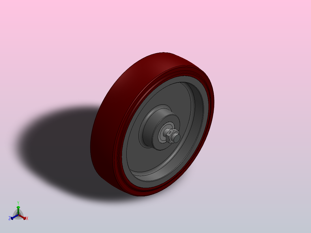 脚轮Colson-7_12689_989 MTG1主视图