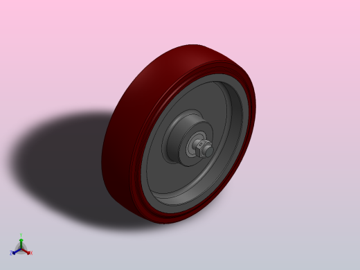 脚轮Colson-7_12689_989 MTG1正等轴测缩略图