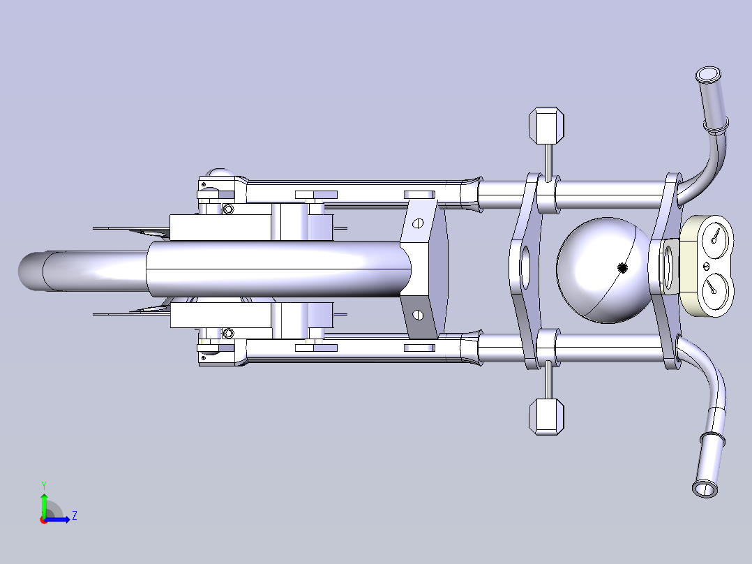 摩托车车头左视图
