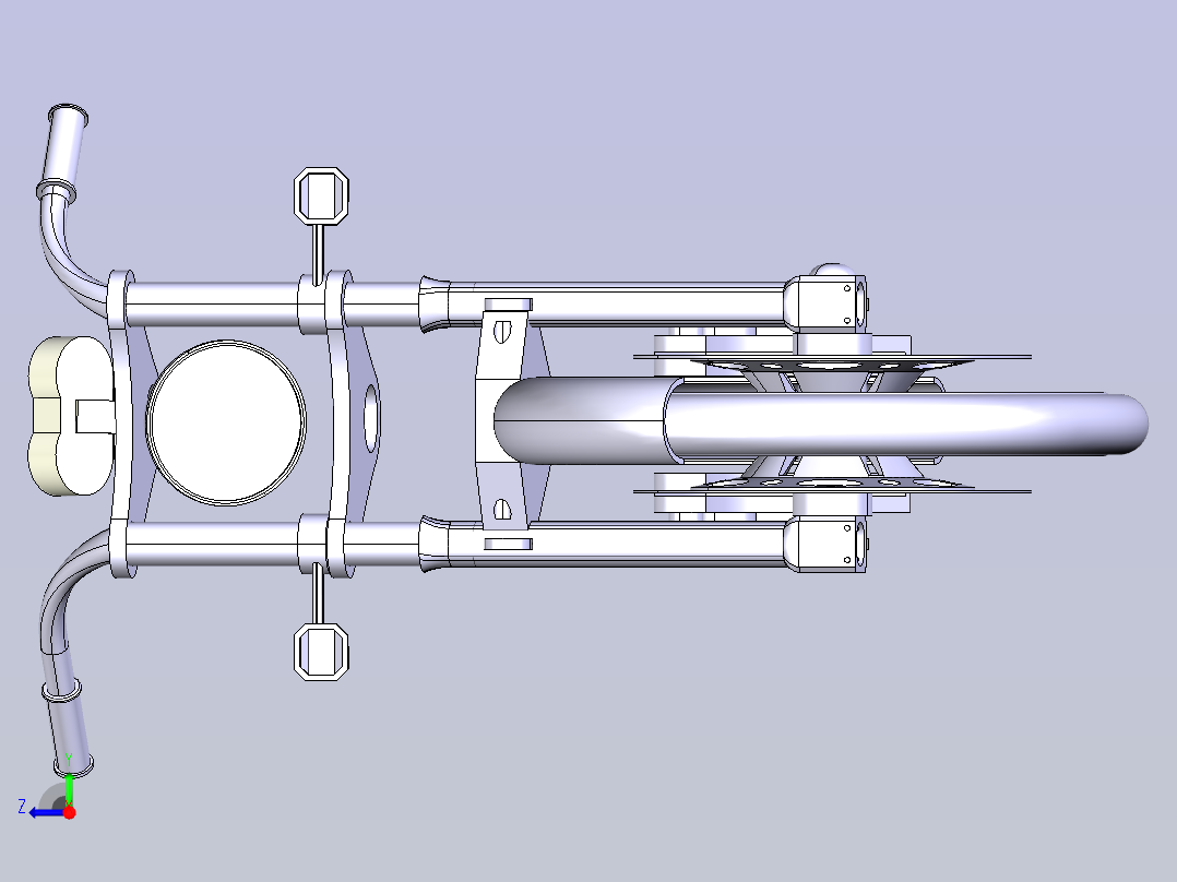 摩托车车头右视图